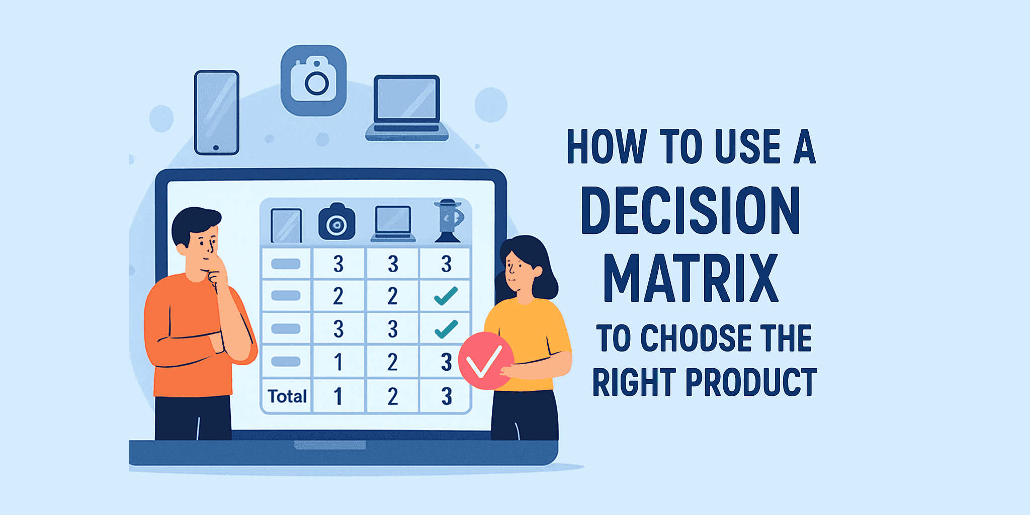 How to Use a Decision Matrix to Choose the Right Product (Step-by-Step Guide)